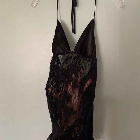 Victoria’s Secret black lace babydoll lingerie. - Picture 6 of 6